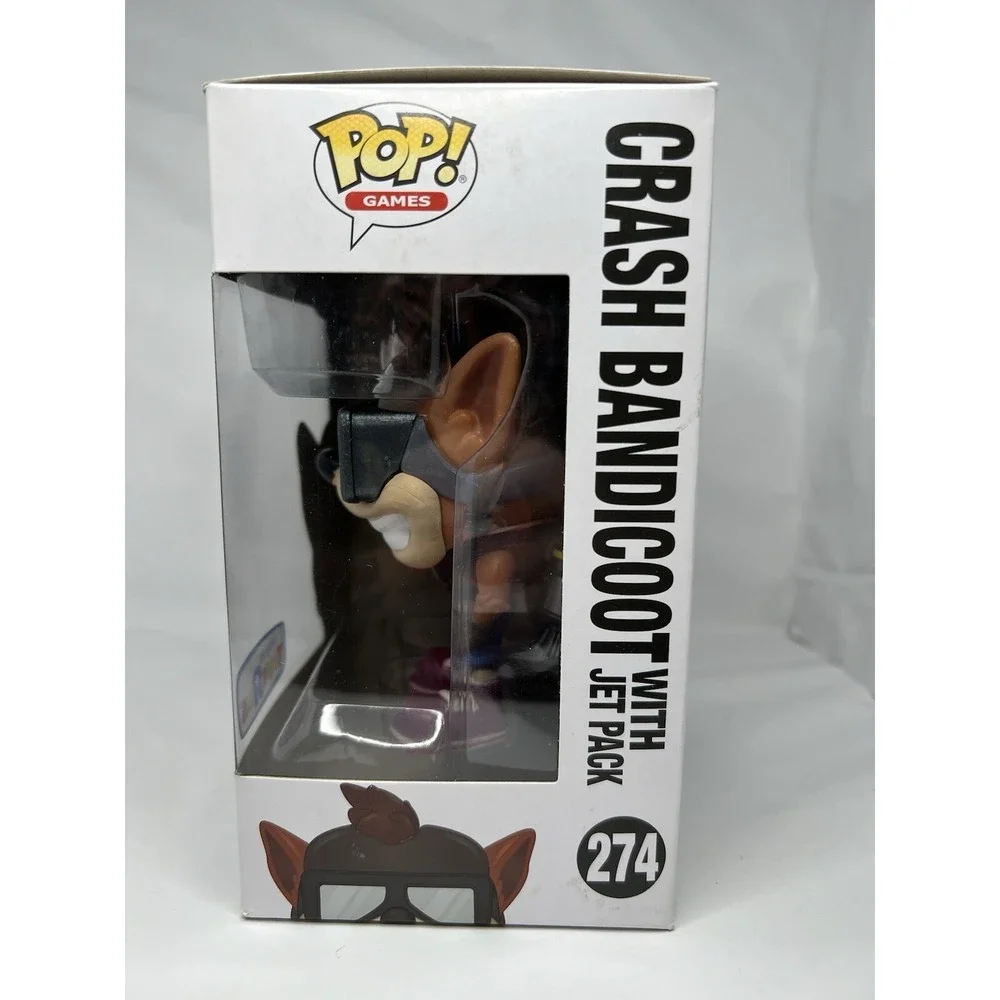 Funko Pop Crash Bandicoot with Jet Pack‎ 274 Toys R Us Exclusive Vinyl Figure
